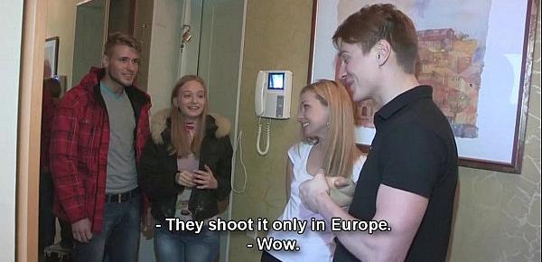  Teens Lina Napoli, Inga Zolva fuck and shoot it on cam